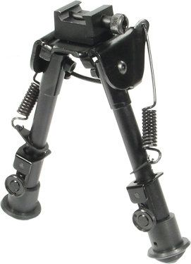 USED Leapers UTG Tactical OP Bipod Rubber Feet 8.3in-12.7in Center Height Black TL-BP88 EDEMO16 Used Condition Like New Inspect and Rebox - Leapers Utg