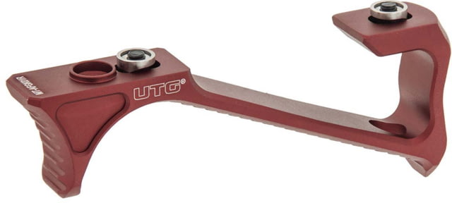 Leapers UTG Ultra Slim Angled Foregrip Keymod Matte Red - Leapers Utg