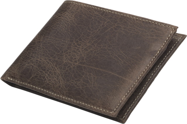 Leather Collections Bifold Vintage Wallet Brown Distressed - Leather Collections