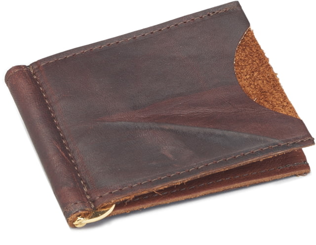 Leather Collections Money Clip Leather Random Tan/Brown Tones - Leather Collections