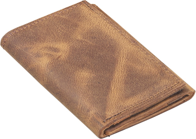Leather Collections Trifold Reclaimed Wallet Leather Random Tan/Brown Tones - Leather Collections