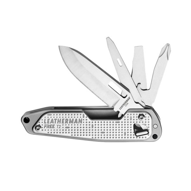 Leatherman FREE T2 Multi-Tools 8 Tools Stainless Steel 037447006708 - Leatherman