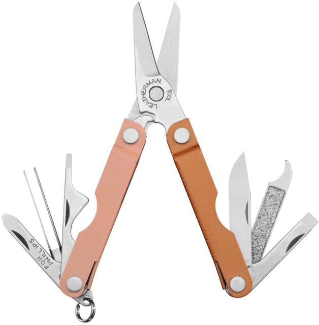 Leatherman Micra Multi-Tool 1.6in 420HC Stainless Steel Blade Ginger Peach Cerakote Handle - Boxed - Leatherman