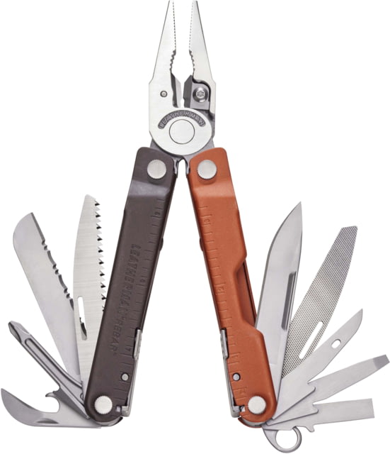 Leatherman Rebar Multi-Tool 2.9in 420HC Stainless Steel Blade Burnt Sienna Stainless Steel Handle