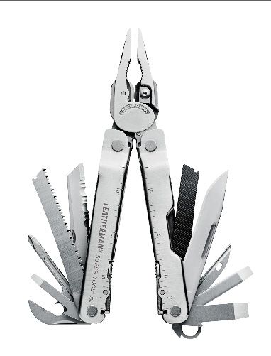 Leatherman Supertool 300 Multitool Standard Stainless Finish Sheath. Black packed Box - Leatherman