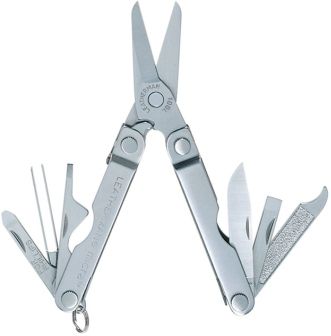 Leatherman Micra Multi Tool Stainless Steel Handle - Leatherman