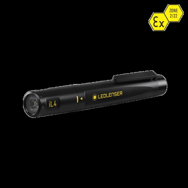 LED Lenser IL4 2x AA Compact EX-Protected Pen Light 80 Lumens Box Black - Led Lenser