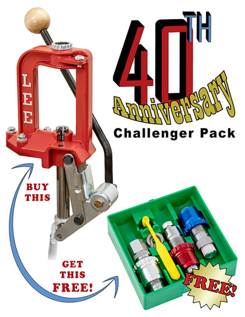 Lee 40th Anniversary Challenger III Reloading Press .38 Special/.357 Magnum