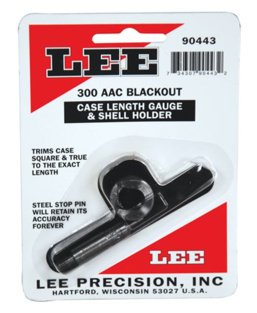 US Lee Case Length Gauge Reloading Tool, .300 AAC Blackout, 90443L Tech Data