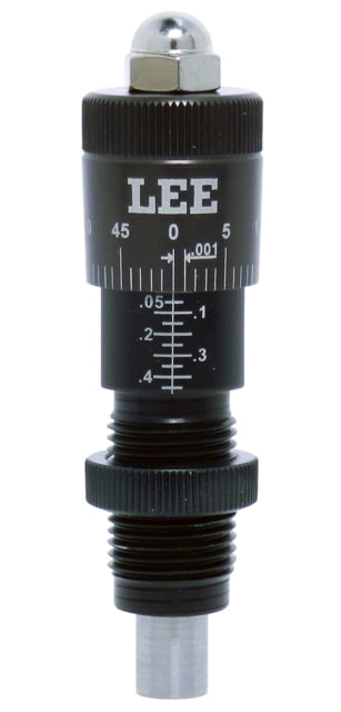 Lee Precision Micrometer Factory Crimp Adapter Black/Clear 44/45 Cal Pistol Firearm