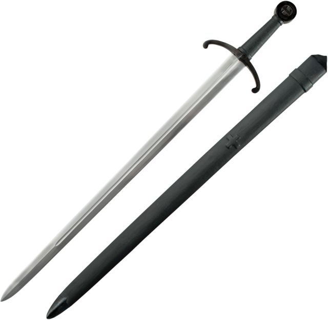 Legacy Arms Brookhart Hospitaller Sword 33.25in 5160 Carbon Steel Handle - Legacy Arms