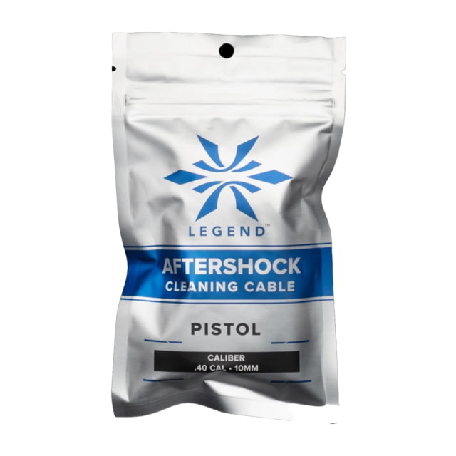 Legend Outdoor Gear Aftershock Cleaning Cable Fits 10MM/40 Caliber Pistols Green and Black - Legend Outdoor Gear