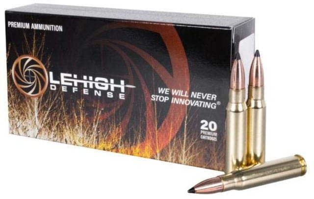 igh Defense .308 Winchester 155 Grain Tipped Extreme Chaos Brass Rifle 20 Rounds Ammo