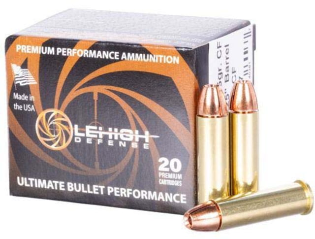 igh Defense .357 Magnum 105 Grain Controlled Fracturing Brass Pistol 20 Rounds Ammo