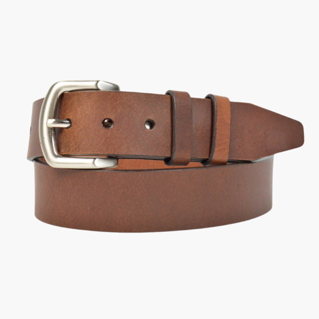 Lejon Brushgun Leather Belt - Men's Brown 38