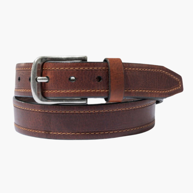 Lejon Gettysburg Leather Belt - Men's Brown 32