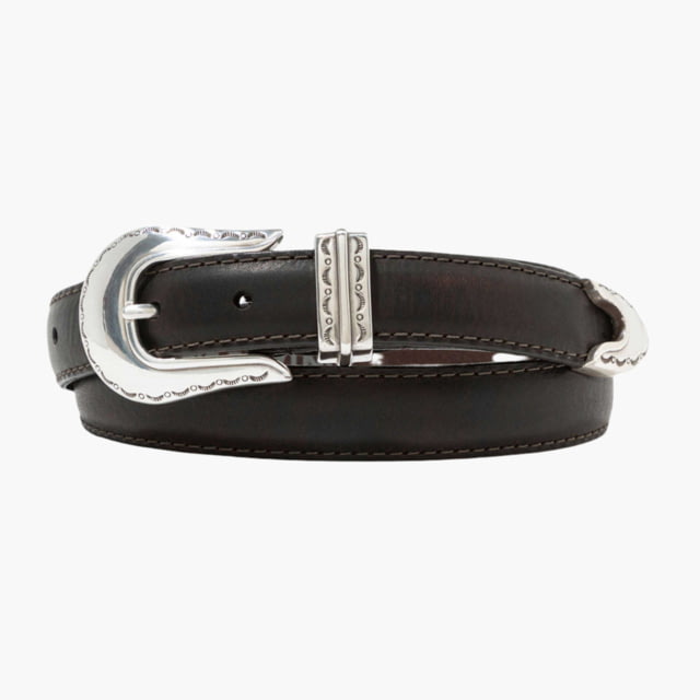 Lejon Magnolia Leather Belt - Women's Dark Chocolate Medium