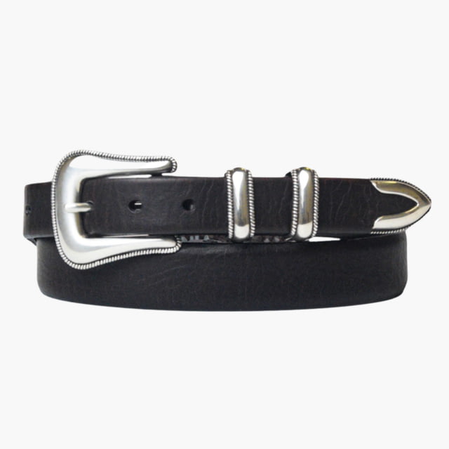 Lejon McCoy II Leather Belt - Men's Black 44