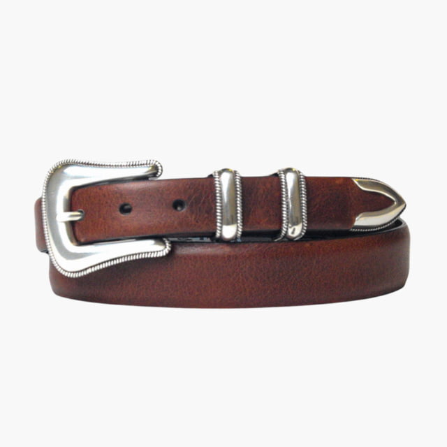 Lejon McCoy II Leather Belt - Men's Brown 36