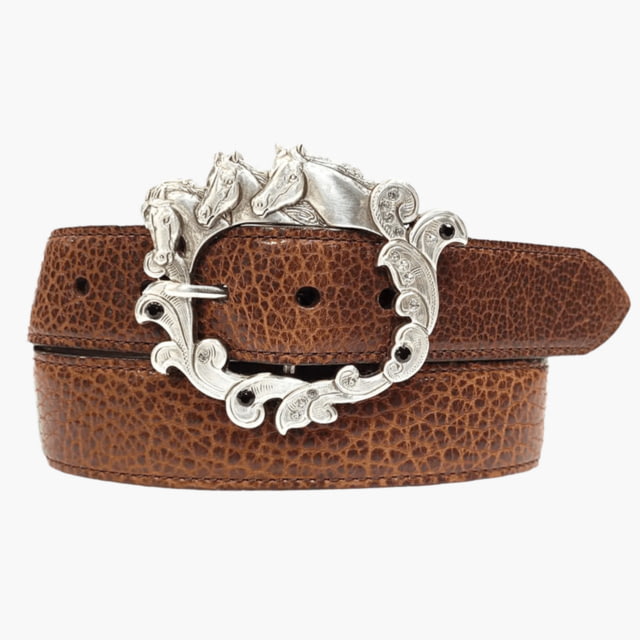 Lejon Vaquera Leather Belt - Women's Brown Extra Large