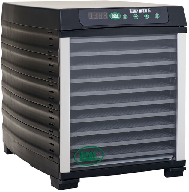 LEM Products MightyBite 10 Tray Plastic Dehydrator