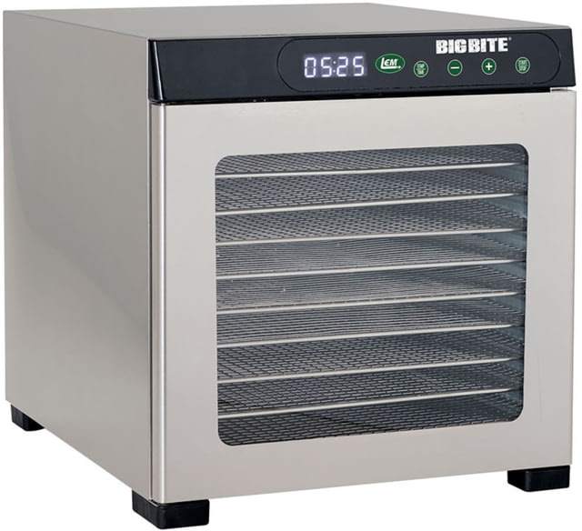 LEM Products BigBite 10 Tray Stainless Steel Dehydrator