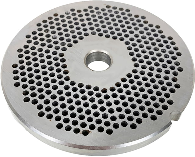 LEM Products #32 Grinder Plate - 1/8in Hole Size, Stainless, 376SS by USA LEM Products Outdoor Cooking Accessories