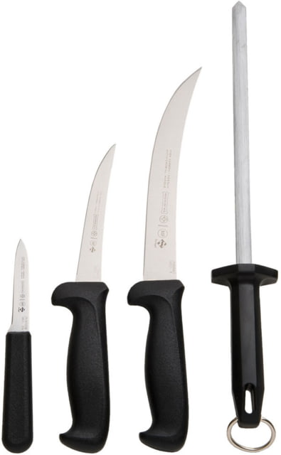 LEM Products 4 Piece Mundial Hunters Kit High-Carbon Stain Free Steel Blade Polypropylene Black Handle - Lem Products