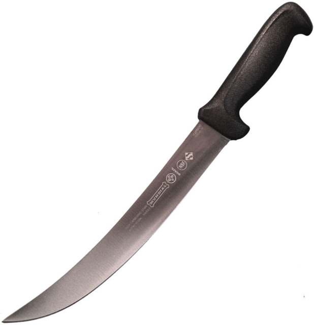 LEM Products Mundial 10in Breaking or Steak Knife High-Carbon Stain Free Steel Blade Polypropylene Black Handle - Lem Products