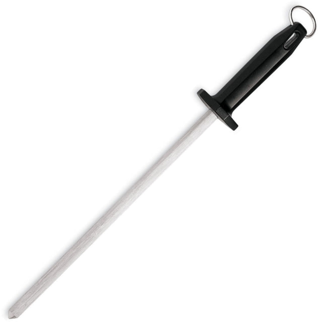 LEM Products Mundial 12in Butcher Steel Black Handle High Carbon Stainless Steel - Lem Products