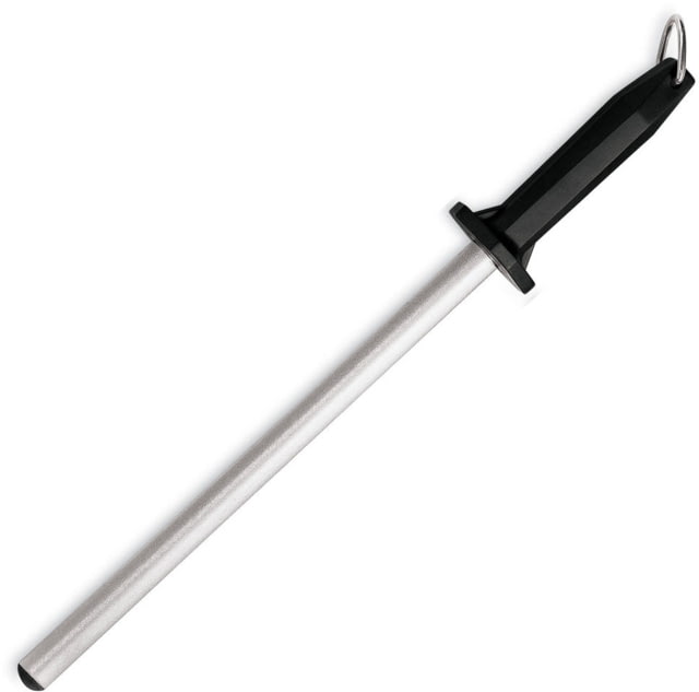 LEM Products Mundial 12in Sharpening Steel Black Handle Diamond Steel - Lem Products