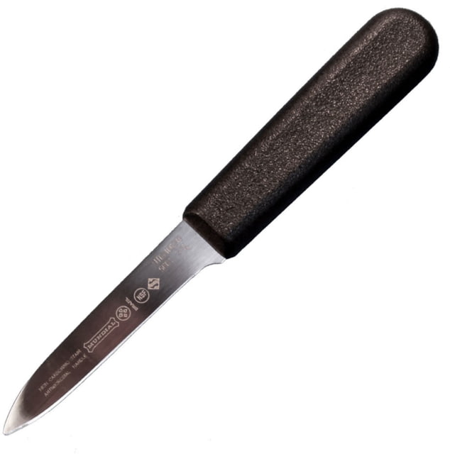 LEM Products Mundial 3in Paring Knife High-Carbon Stain Free Steel Blade Polypropylene Black Handle - Lem Products