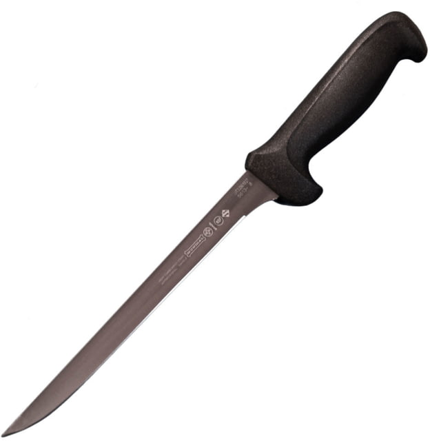 LEM Products Mundial 8in Filet Knife High-Carbon Stain Free Steel Blade Polypropylene Black Handle - Lem Products