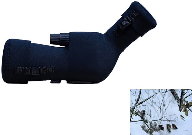 LensCoat Kowa TSN-553 55mm Prominar Pure Fluorite Angled Spotting Scope w/ 15-45x Realtree Snow - Lenscoat