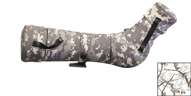 LensCoat Swarovski ATS-65 Angled Spotting Scope Cover Snow - Lenscoat
