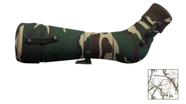 LensCoat Swarovski ATS-80 Angled Spotting Scope Cover Snow - Lenscoat