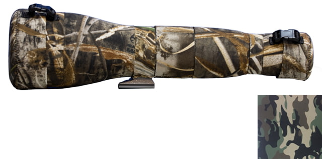 LensCoat Vortex Razor 85 HD Straight Spotting Scope Cover Forest Green - Lenscoat