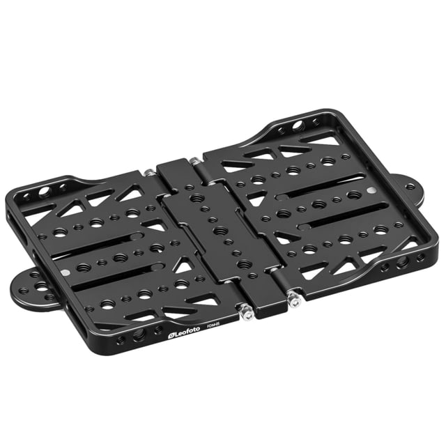 Leofoto  Foldable Tac Table - 1/4'' & 3/8'' Mounting Integrated Arca Rail Black