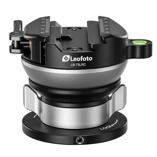 Leofoto Leveling Head w/ Butterfly Handle Black