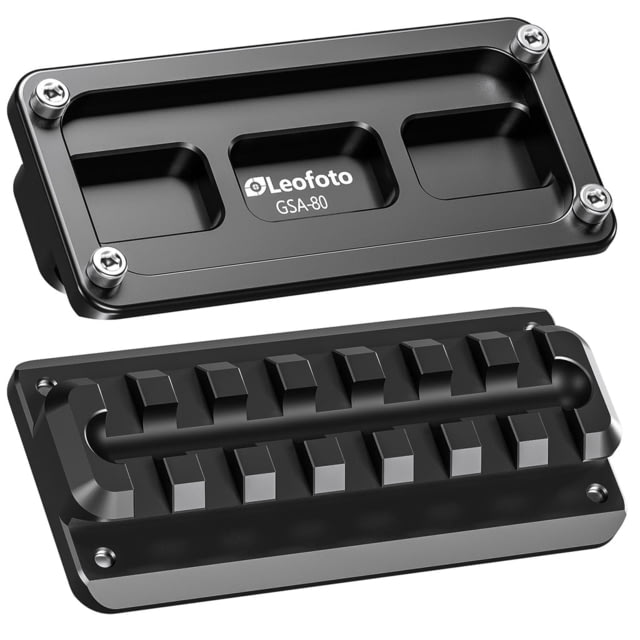 Leofoto LeofotoGSA-180 Arca/Picatinny Rail Black - Leofoto