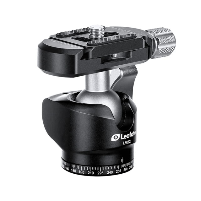 Leofoto Mini Ball Head & QR Plate - 1/4'' Arca Black