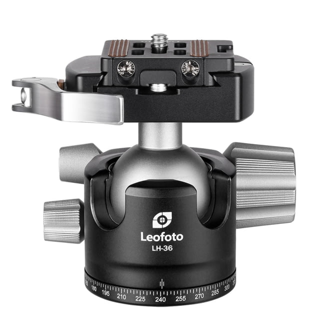 Leofoto  Ball Head w/ LR-50 Lever Release Clamp Arca Black - Leofoto