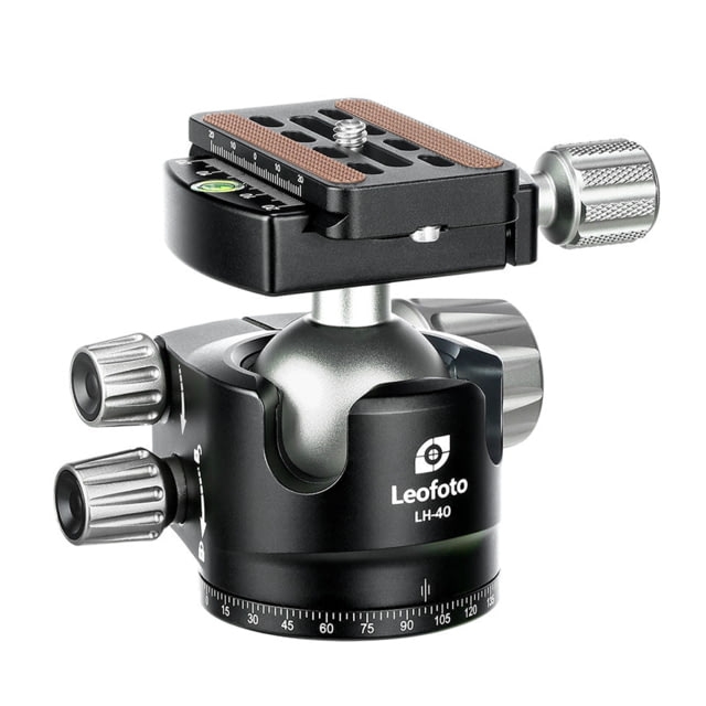 Leofoto  Series Low Profile Ball Head & QR Plate Arca Black - Leofoto