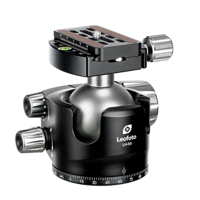 Leofoto  Series Low Profile Ball Head & QR Plate Arca Black - Leofoto