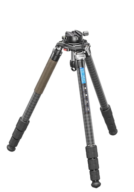 Leofoto LN-364C Heavy Duty Tripod w/ 75mm Bowl/Platform & Bag -Leveling Base Kit Black - Leofoto