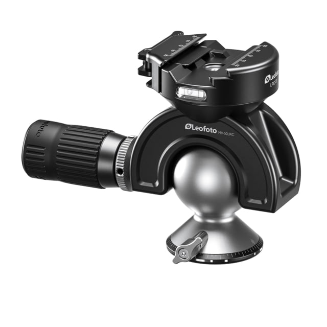 Leofoto  Lever-Release Hybrid Clamp Panning Dynamic Head /w Handlebar Control Arca/Picatinny Black - Leofoto