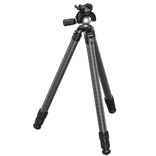Leofoto SA-403CX/MH-X Outdoors Tripod w/ Dynamic Ball Head Set Black - Leofoto