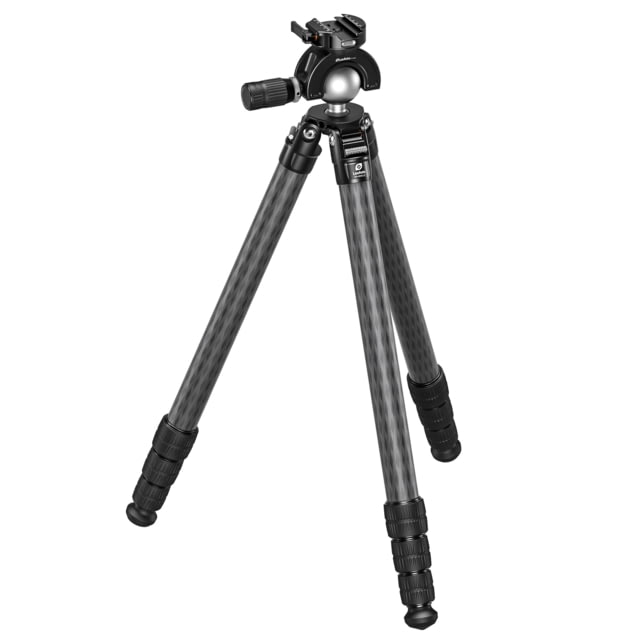Leofoto SA-404CLX/MH-X Outdoors Tripod w/ Dynamic Ball Head Set Black - Leofoto