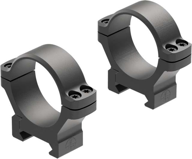 Leupold BackCountry 34mm Picatinny/Weaver Cross-Slot and Ring Mount Set Medium Aluminum Black Matte