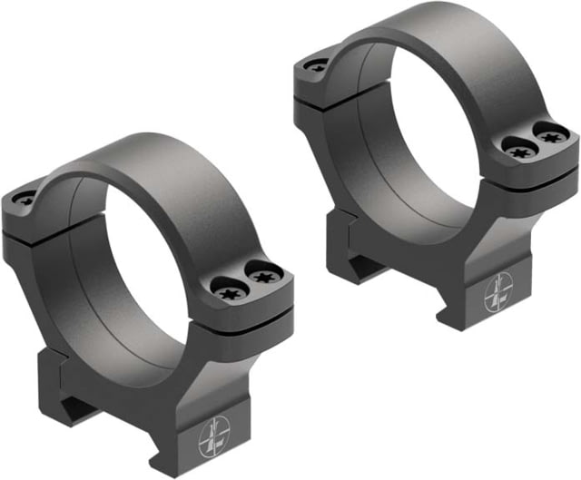 Leupold BackCountry 35mm Picatinny/Weaver Cross-Slot and Ring Mount Set Medium Aluminum Black Matte